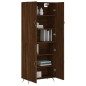 Highboard Braun Eichen-Optik 69,5x34x180 cm Holzwerkstoff Highboard Braun Eichen-Optik 69,5x34x180 cm Holzwerkstoff