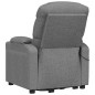 vidaXL Massagesessel mit Aufstehhilfe Hellgrau Stoff vidaXL Massagesessel mit Aufstehhilfe Hellgrau Stoff