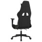 vidaXL Gaming-Stuhl mit Fußstütze Schwarz und Gelb Stoff vidaXL Gaming-Stuhl mit Fußstütze Schwarz und Gelb Stoff