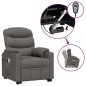 vidaXL Massagesessel mit Aufstehhilfe Dunkelgrau Stoff vidaXL Massagesessel mit Aufstehhilfe Dunkelgrau Stoff