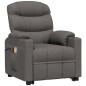 vidaXL Massagesessel mit Aufstehhilfe Dunkelgrau Stoff vidaXL Massagesessel mit Aufstehhilfe Dunkelgrau Stoff