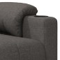 vidaXL Massagesessel mit Aufstehhilfe Dunkelgrau Stoff vidaXL Massagesessel mit Aufstehhilfe Dunkelgrau Stoff