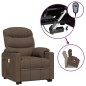 vidaXL Massagesessel mit Aufstehhilfe Braun Stoff vidaXL Massagesessel mit Aufstehhilfe Braun Stoff