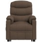 vidaXL Massagesessel mit Aufstehhilfe Braun Stoff vidaXL Massagesessel mit Aufstehhilfe Braun Stoff