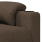 vidaXL Massagesessel mit Aufstehhilfe Braun Stoff vidaXL Massagesessel mit Aufstehhilfe Braun Stoff