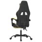 vidaXL Gaming-Stuhl mit Fußstütze Schwarz und Golden Kunstleder vidaXL Gaming-Stuhl mit Fußstütze Schwarz und Golden Kunstleder