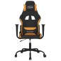 vidaXL Gaming-Stuhl Schwarz und Orange Stoff vidaXL Gaming-Stuhl Schwarz und Orange Stoff