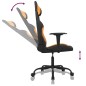 vidaXL Gaming-Stuhl Schwarz und Orange Stoff vidaXL Gaming-Stuhl Schwarz und Orange Stoff