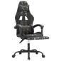 vidaXL Gaming-Stuhl mit Fußstütze Schwarz und Tarnfarben Kunstleder vidaXL Gaming-Stuhl mit Fußstütze Schwarz und Tarnfarben Kunstleder