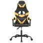 vidaXL Gaming-Stuhl Schwarz und Golden Kunstleder vidaXL Gaming-Stuhl Schwarz und Golden Kunstleder