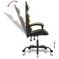 vidaXL Gaming-Stuhl Schwarz und Golden Kunstleder vidaXL Gaming-Stuhl Schwarz und Golden Kunstleder