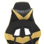 vidaXL Gaming-Stuhl Schwarz und Golden Kunstleder vidaXL Gaming-Stuhl Schwarz und Golden Kunstleder