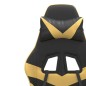 vidaXL Gaming-Stuhl Schwarz und Golden Kunstleder vidaXL Gaming-Stuhl Schwarz und Golden Kunstleder