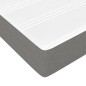 vidaXL Boxspringbett mit Matratze Dunkelgrau 90x190 cm Stoff vidaXL Boxspringbett mit Matratze Dunkelgrau 90x190 cm Stoff