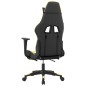 vidaXL Gaming-Stuhl mit Fußstütze Schwarz und Golden Kunstleder vidaXL Gaming-Stuhl mit Fußstütze Schwarz und Golden Kunstleder
