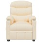 vidaXL Massagesessel Elektrisch Creme Stoff vidaXL Massagesessel Elektrisch Creme Stoff