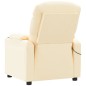 vidaXL Massagesessel Elektrisch Creme Stoff vidaXL Massagesessel Elektrisch Creme Stoff