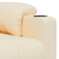 vidaXL Massagesessel Elektrisch Creme Stoff vidaXL Massagesessel Elektrisch Creme Stoff