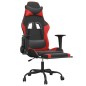 vidaXL Gaming-Stuhl mit Fußstütze Schwarz und Rot Kunstleder vidaXL Gaming-Stuhl mit Fußstütze Schwarz und Rot Kunstleder