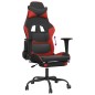 vidaXL Gaming-Stuhl mit Fußstütze Schwarz und Rot Kunstleder vidaXL Gaming-Stuhl mit Fußstütze Schwarz und Rot Kunstleder
