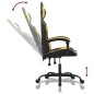 vidaXL Gaming-Stuhl Schwarz und Golden Kunstleder vidaXL Gaming-Stuhl Schwarz und Golden Kunstleder