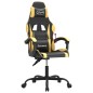 vidaXL Gaming-Stuhl Schwarz und Golden Kunstleder vidaXL Gaming-Stuhl Schwarz und Golden Kunstleder