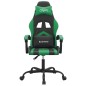 vidaXL Gaming-Stuhl Schwarz und Grün Kunstleder vidaXL Gaming-Stuhl Schwarz und Grün Kunstleder