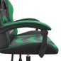 vidaXL Gaming-Stuhl Schwarz und Grün Kunstleder vidaXL Gaming-Stuhl Schwarz und Grün Kunstleder