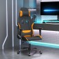 vidaXL Gaming-Stuhl Schwarz und Orange Stoff vidaXL Gaming-Stuhl Schwarz und Orange Stoff