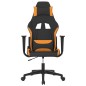 vidaXL Gaming-Stuhl Schwarz und Orange Stoff vidaXL Gaming-Stuhl Schwarz und Orange Stoff