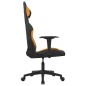 vidaXL Gaming-Stuhl Schwarz und Orange Stoff vidaXL Gaming-Stuhl Schwarz und Orange Stoff