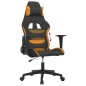 vidaXL Gaming-Stuhl Schwarz und Orange Stoff vidaXL Gaming-Stuhl Schwarz und Orange Stoff