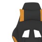 vidaXL Gaming-Stuhl Schwarz und Orange Stoff vidaXL Gaming-Stuhl Schwarz und Orange Stoff