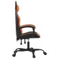 vidaXL Gaming-Stuhl Schwarz und Orange Kunstleder vidaXL Gaming-Stuhl Schwarz und Orange Kunstleder
