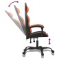 vidaXL Gaming-Stuhl Schwarz und Orange Kunstleder vidaXL Gaming-Stuhl Schwarz und Orange Kunstleder