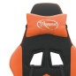 vidaXL Gaming-Stuhl Schwarz und Orange Kunstleder vidaXL Gaming-Stuhl Schwarz und Orange Kunstleder