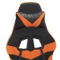 vidaXL Gaming-Stuhl Schwarz und Orange Kunstleder vidaXL Gaming-Stuhl Schwarz und Orange Kunstleder