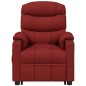 vidaXL Massagesessel mit Aufstehhilfe Weinrot Stoff vidaXL Massagesessel mit Aufstehhilfe Weinrot Stoff