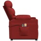 vidaXL Massagesessel mit Aufstehhilfe Weinrot Stoff vidaXL Massagesessel mit Aufstehhilfe Weinrot Stoff