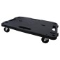 vidaXL Transportroller 2 Stk. Schwarz 58x38x12 cm Polypropylen vidaXL Transportroller 2 Stk. Schwarz 58x38x12 cm Polypropylen