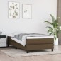 vidaXL Boxspringbett mit Matratze Dunkelbraun 90x200 cm Stoff vidaXL Boxspringbett mit Matratze Dunkelbraun 90x200 cm Stoff