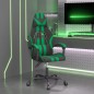 vidaXL Gaming-Stuhl Schwarz und Grün Kunstleder vidaXL Gaming-Stuhl Schwarz und Grün Kunstleder