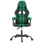 vidaXL Gaming-Stuhl Schwarz und Grün Kunstleder vidaXL Gaming-Stuhl Schwarz und Grün Kunstleder