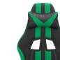vidaXL Gaming-Stuhl Schwarz und Grün Kunstleder vidaXL Gaming-Stuhl Schwarz und Grün Kunstleder