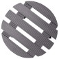 vidaXL Pflanzenroller 4 Stk. Grau Ø30x7,5 cm WPC vidaXL Pflanzenroller 4 Stk. Grau Ø30x7,5 cm WPC