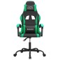 vidaXL Gaming-Stuhl Schwarz und Grün Kunstleder vidaXL Gaming-Stuhl Schwarz und Grün Kunstleder