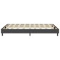 Boxspring-Bettgestell Grau Stoff 180x200 cm Boxspring-Bettgestell Grau Stoff 180x200 cm