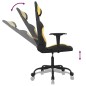 vidaXL Gaming-Stuhl Schwarz und Gelb Stoff vidaXL Gaming-Stuhl Schwarz und Gelb Stoff