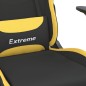 vidaXL Gaming-Stuhl Schwarz und Gelb Stoff vidaXL Gaming-Stuhl Schwarz und Gelb Stoff