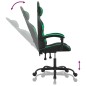 vidaXL Gaming-Stuhl Schwarz und Grün Kunstleder vidaXL Gaming-Stuhl Schwarz und Grün Kunstleder